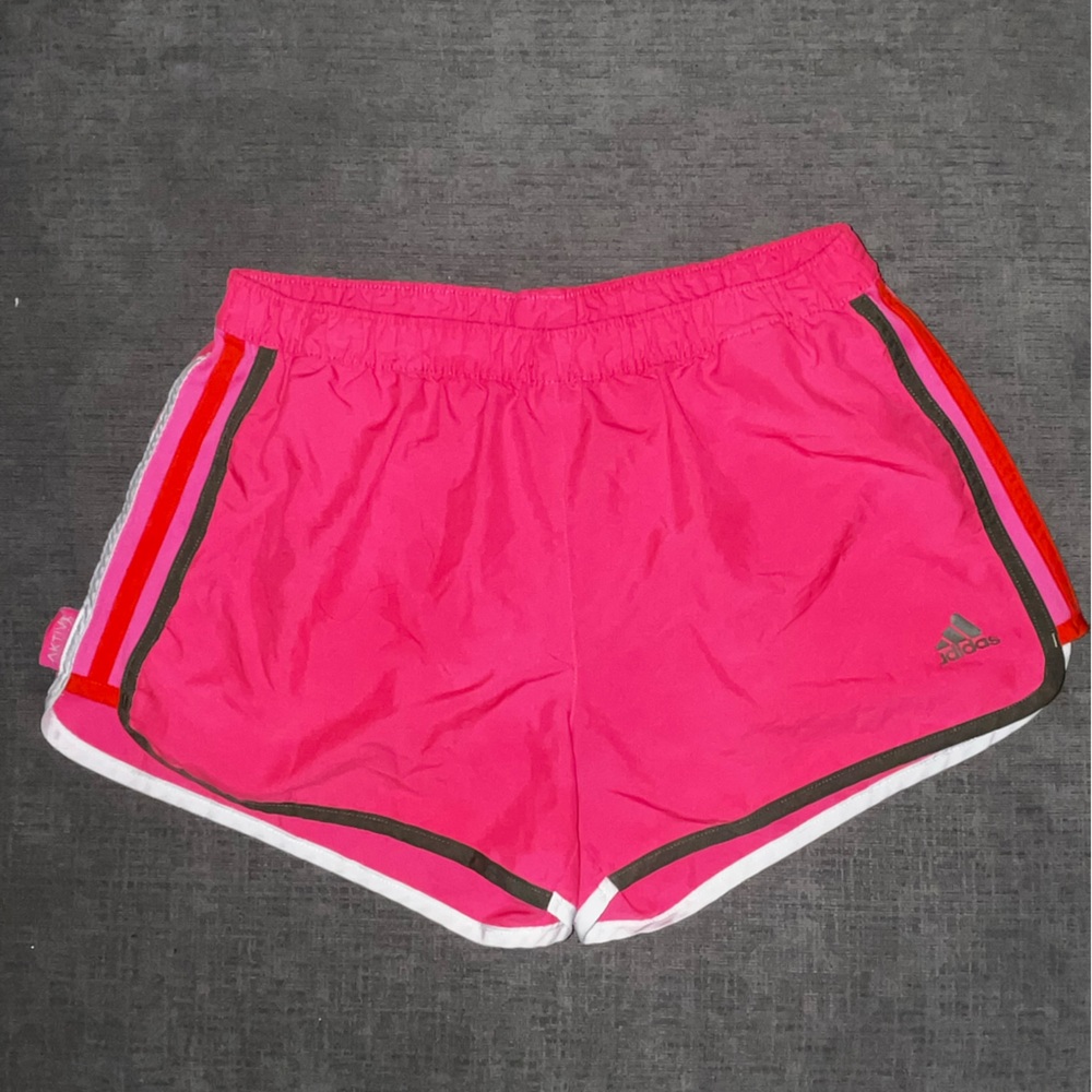 Adidas Women's Bright Pink Athletic Shorts